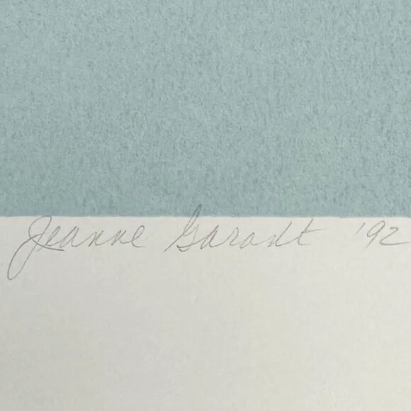 1992 'Blue Ice' Lithograph by Jeanne Garant - Picture 3 of 4